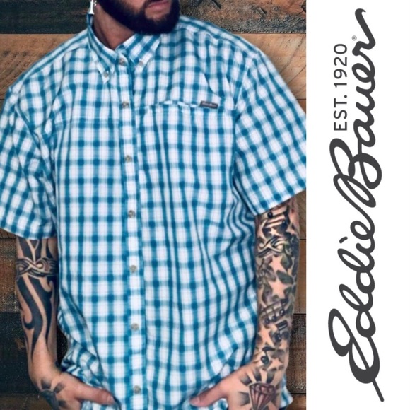 Eddie Bauer Other - Eddie Bauer • Breathable Short Sleeve Button-Up XL